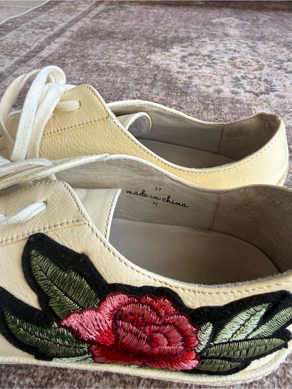 Joie Leather Sneakers - Picture 4 of 7